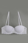 Zivame Sweet Heart Neckline Push-Up Lacy Wings Bra  (Pack of 2)- Black N White — thumbnail 17