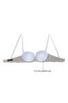Zivame Luxe Lace Padded Wired Medium Coverage Strapless Bra-White — thumbnail 11