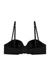 Zivame Luxe Lace Push Up Wired Medium Coverage T-Shirt Bra-Black — thumbnail 7