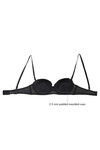 Zivame Luxe Lace Padded Wired Medium Coverage Strapless Bra-Black — thumbnail 11