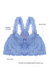 Zivame Double Layered Non Wired Medium Coverage Bralette -Lilac — thumbnail 5