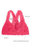 Zivame Double Layered Non Wired Medium Coverage Bralette -Orange — thumbnail 5
