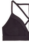Zivame Made To Layer Strappy Back Triangle Cup Bralette-Black — thumbnail 8