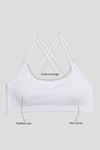Zivame Made To Layer Double Layered Non Wired Medium Coverage Bralette -White — thumbnail 7