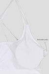 Zivame Made To Layer Double Layered Non Wired Medium Coverage Bralette -White — thumbnail 9