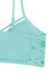 Zivame Made To Layer Double Layered Non Wired Medium Coverage Bralette -Aqua — thumbnail 6