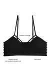Zivame Made To Layer Double Layered Non Wired Medium Coverage Bralette -Black — thumbnail 4