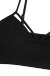 Zivame Made To Layer Double Layered Non Wired Medium Coverage Bralette -Black — thumbnail 6