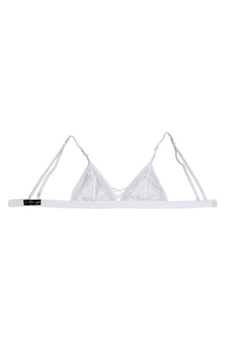 Zivame Single Layered Non Wired Low Coverage Bralette -White — image 8