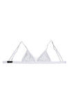Zivame Single Layered Non Wired Low Coverage Bralette -White — thumbnail 8