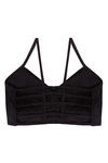 Zivame Double Layered Non Wired Medium Coverage Bralette -Black — thumbnail 7