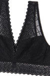 Zivame Double Layered Non Wired Medium Coverage Bralette -Black — thumbnail 7