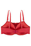 Zivame Padded Wired 3/4th Coverage Cami Bra-Coral — thumbnail 6