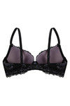 Zivame Metallic All That Lace Gentle Pushup Bra- Black — thumbnail 8