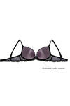 Zivame Metallic All That Lace Gentle Pushup Bra- Black — thumbnail 9