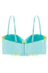 Zivame All That Lace Longline Strapless Bra- Turquoise — thumbnail 6