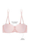 Zivame Wings of Lace Strapless T-shirt Bra- Pink — thumbnail 8