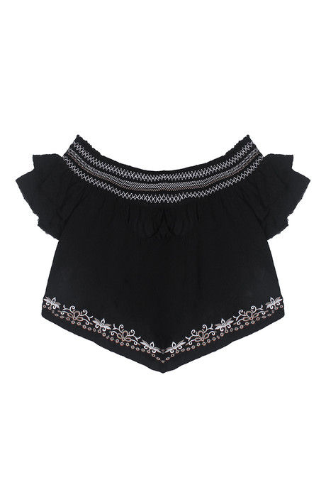 Zivame Off Shoulder Casual Top- Black — image 7