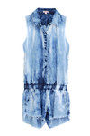 Zivame Washed Blue Sleeveless Romper — thumbnail 5
