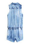 Zivame Washed Blue Sleeveless Romper — thumbnail 6