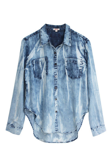 Zivame Tie n Dye Denim Shirt- Navy — image 6