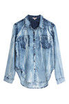 Zivame Tie n Dye Denim Shirt- Navy — thumbnail 6