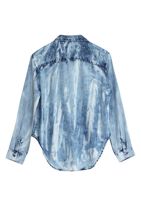 Zivame Tie n Dye Denim Shirt- Navy — image 7