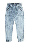 Zivame Washed Trible Print Jogger Pants- Grey — thumbnail 6