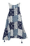 Zivame Bandana Print Asymmetrical Dress- Blue — thumbnail 7