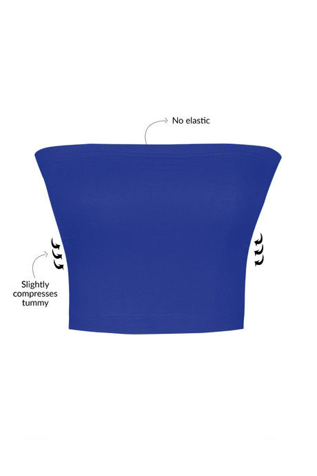 Zivame Cotton Stretchable Miracle Tube- Blue — image 6