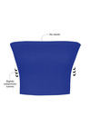 Zivame Cotton Stretchable Miracle Tube- Blue — thumbnail 6