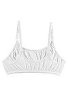 Zivame Teens Double Layered Slip On Uniform Bra- White — thumbnail 6