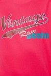 Zivame Varsity Raglan Sleeve Sweatshirt- Amaranth Pink — thumbnail 8