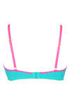 Zivame Happy Cotton Bra with Plunge Neckline- Cerulean Blue — thumbnail 6