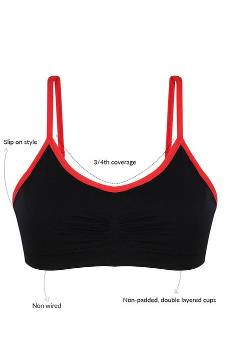 Zivame All Day Comfort Seamless Slip On Bra- Black — image 5