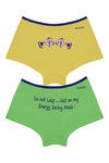 Zivame Stretch Cotton Positive Pisces Boyshort Brief (Pack of 2) — thumbnail 4