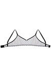 Rosaline Cotton Rich Polka Printed Wirefree Bra- Purple — thumbnail 7