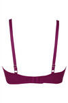 Rosaline Cotton Rich 3-4th Coverage Wirefree Bra- Maroon — thumbnail 6
