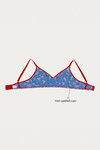 Rosaline All Day Single Layered Non Wired 3/4th Coverage Bra - Blue Base Pt — thumbnail 9