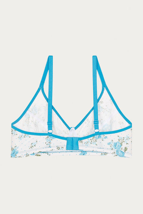 Rosaline All Day Single Layered Non Wired 3/4th Coverage Bra - White — image 8