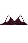 Rosaline Cotton Stretch Side Support Smooth Fit 3-4th Coverage Bra- Wine — thumbnail 7