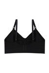 Zivame Maternity Double Layered Non Wired 3/4th Coverage Maternity / Nursing Bra - Black — thumbnail 6