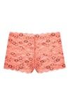 Zivame Low Waist All Over Lace Boyshort Panty-Orange — thumbnail 5
