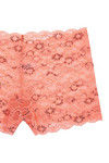 Zivame Low Waist All Over Lace Boyshort Panty-Orange — thumbnail 6