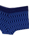 Zivame Soft Stretch Cotton Low Rise Boyshort Panty-Blue Tribal — thumbnail 7