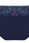 Zivame Soft Stretch Cotton Full Back Coverage Low Rise Hipster Brief-Blue Print Lace — thumbnail 7