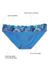 Zivame Soft Stretch Cotton Full Back Coverage Low Rise Hipster Brief-Multicolour Lace — thumbnail 5