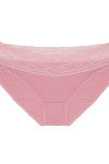 Zivame Soft Stretch Cotton Full Back Coverage Low Rise Hipster Brief-Pink Lace — thumbnail 6