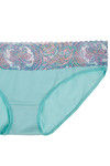 Zivame Soft Stretch Cotton Full Back Coverage Low Rise Hipster Brief-Paisley Print Lace — thumbnail 7