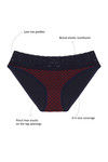 Zivame Soft Stretch Cotton Full Back Coverage Low Rise Hipster Brief-Floral Print — thumbnail 5